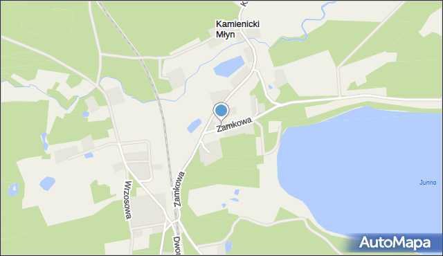 Kamienica Królewska, Zamkowa, mapa Kamienica Królewska