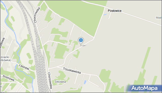 Kielce, Zagrabowicka, mapa Kielc