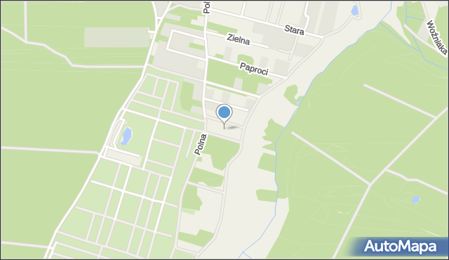 Komorów gmina Michałowice, Zawilców, mapa Komorów gmina Michałowice