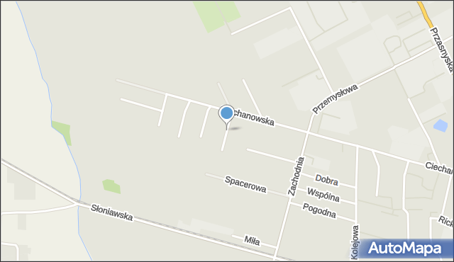 Maków Mazowiecki, Zagrodowa, mapa Maków Mazowiecki