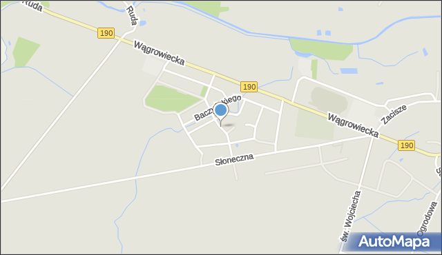 Mieścisko powiat wągrowiecki, Zawadzkiego, mapa Mieścisko powiat wągrowiecki