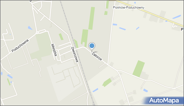 Piotrków Kujawski, Zatorze, mapa Piotrków Kujawski