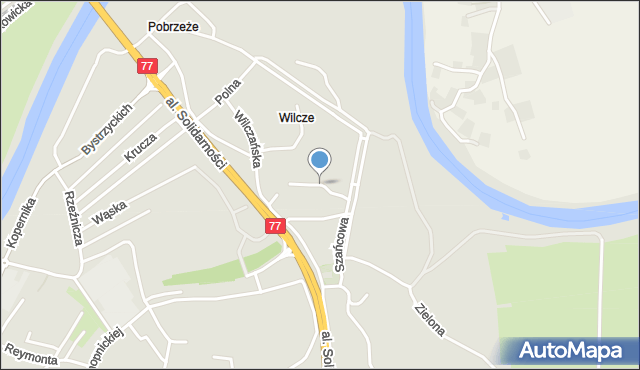 Przemyśl, Zagrodowa, mapa Przemyśla