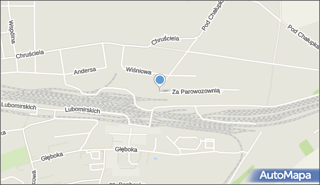 Przeworsk, Za Parowozownią, mapa Przeworsk