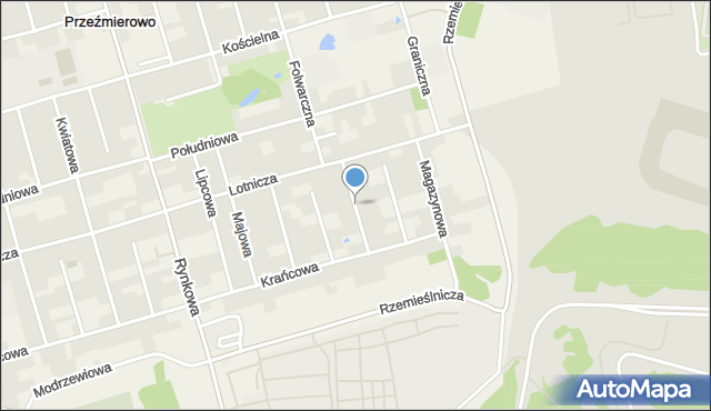 Przeźmierowo, Zachodnia, mapa Przeźmierowo