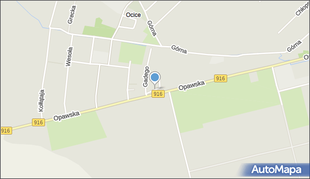 Racibórz, Zakopiańska, mapa Racibórz