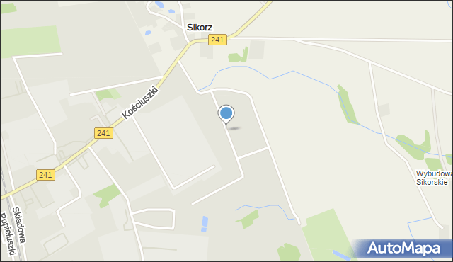 Sępólno Krajeńskie, Zakładowa, mapa Sępólno Krajeńskie