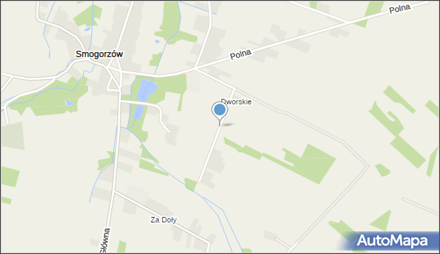 Smogorzów gmina Przysucha, Zacisze, mapa Smogorzów gmina Przysucha