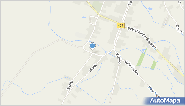 Stare Siołkowice, Zacisze, mapa Stare Siołkowice