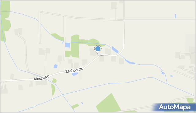 Szerominek, Zachodnia, mapa Szerominek