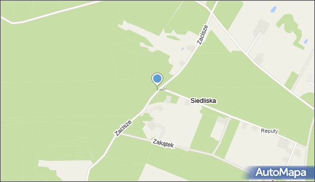 Szkocja gmina Szubin, Zacisze, mapa Szkocja gmina Szubin