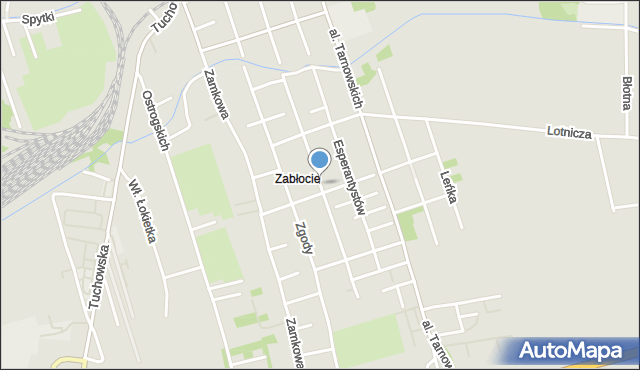 Tarnów, Zamenhofa Ludwika, dr., mapa Tarnów