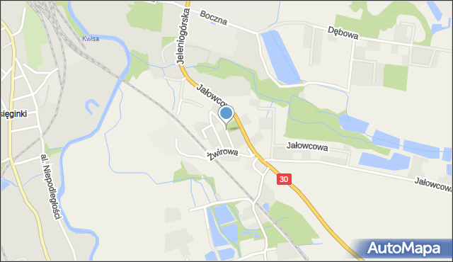 Uniegoszcz, Za Torem, mapa Uniegoszcz