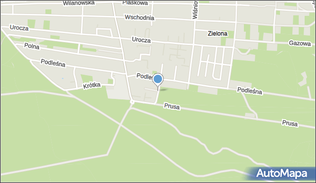 Warszawa, Zaułek, mapa Warszawy