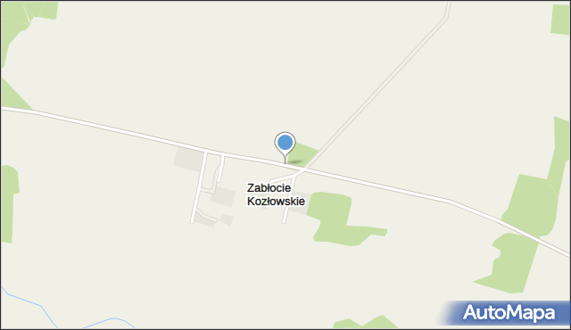Zabłocie Kozłowskie, Zabłocie Kozłowskie, mapa Zabłocie Kozłowskie
