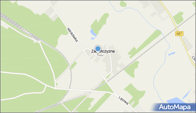 Zabłotczyzna, Zabłotczyzna, mapa Zabłotczyzna