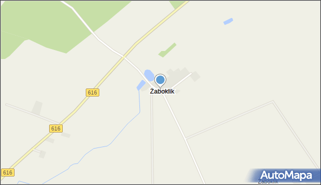 Żaboklik, Żaboklik, mapa Żaboklik