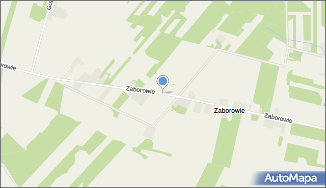 Zaborowie, Zaborowie, mapa Zaborowie