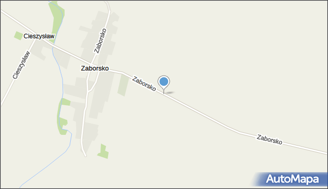 Zaborsko, Zaborsko, mapa Zaborsko