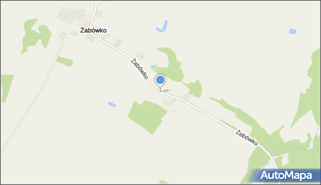 Żabówko, Żabówko, mapa Żabówko