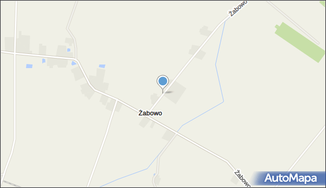 Żabowo gmina Zawidz, Żabowo, mapa Żabowo gmina Zawidz