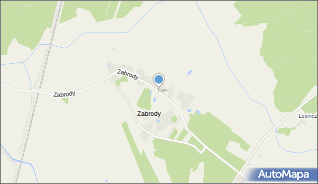 Zabrody gmina Krasocin, Zabrody, mapa Zabrody gmina Krasocin