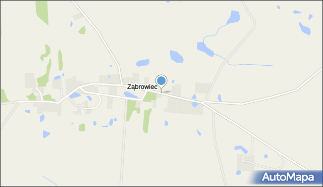 Ząbrowiec, Ząbrowiec, mapa Ząbrowiec