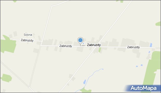 Zabruzdy, Zabruzdy, mapa Zabruzdy