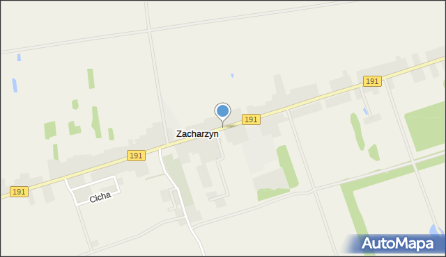 Zacharzyn, Zacharzyn, mapa Zacharzyn