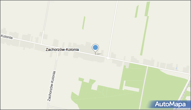 Zachorzów-Kolonia, Zachorzów-Kolonia, mapa Zachorzów-Kolonia