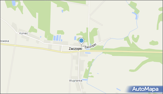 Zaczopki, Zaczopki, mapa Zaczopki