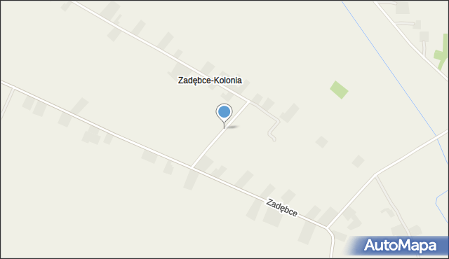 Zadębce-Kolonia, Zadębce-Kolonia, mapa Zadębce-Kolonia