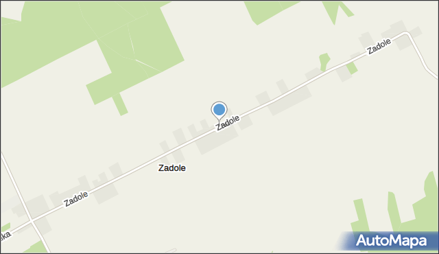 Zadole gmina Opole Lubelskie, Zadole, mapa Zadole gmina Opole Lubelskie