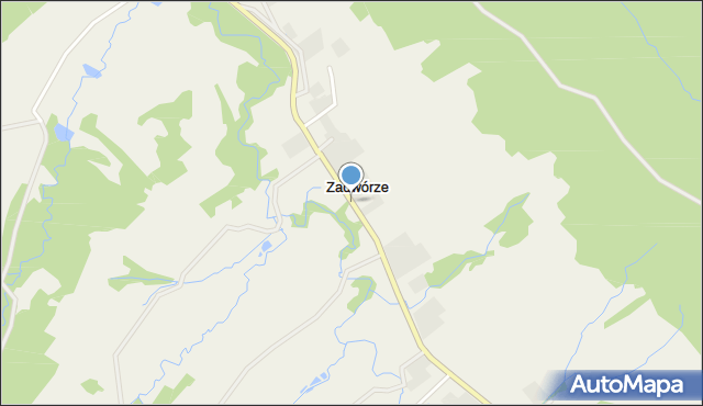 Zadwórze, Zadwórze, mapa Zadwórze