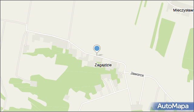 Zagajdzie, Zagajdzie, mapa Zagajdzie