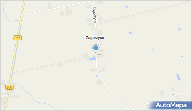 Zagorzyce gmina Radziejów, Zagorzyce, mapa Zagorzyce gmina Radziejów