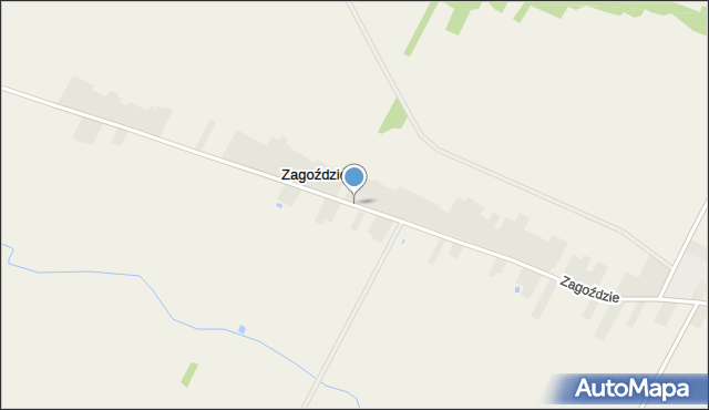 Zagoździe, Zagoździe, mapa Zagoździe