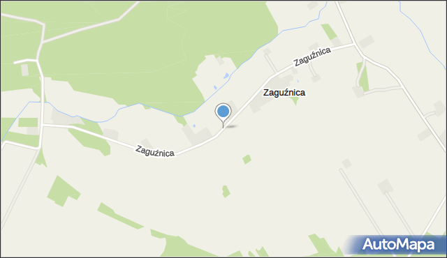 Zaguźnica, Zaguźnica, mapa Zaguźnica