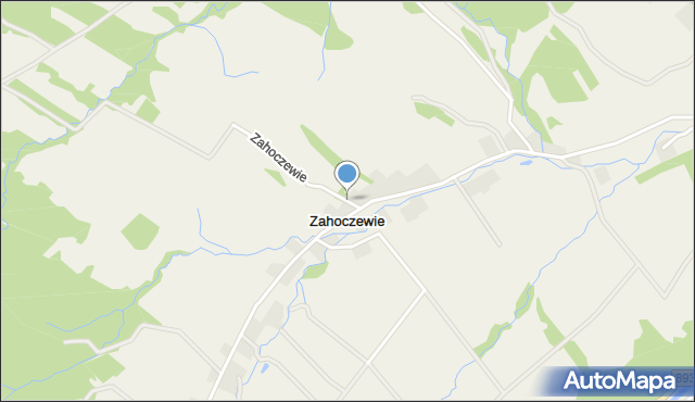 Zahoczewie, Zahoczewie, mapa Zahoczewie