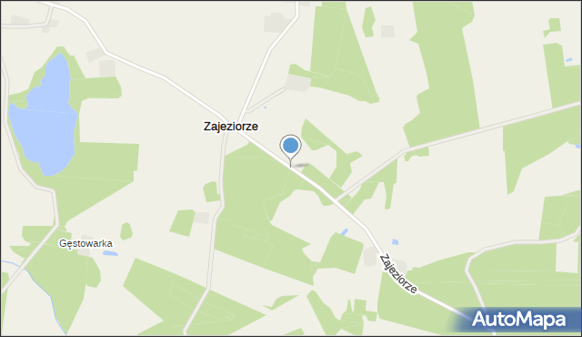 Zajeziorze gmina Skępe, Zajeziorze, mapa Zajeziorze gmina Skępe