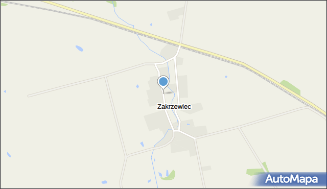 Zakrzewiec, Zakrzewiec, mapa Zakrzewiec