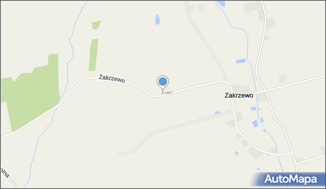 Zakrzewo gmina Stolno, Zakrzewo, mapa Zakrzewo gmina Stolno