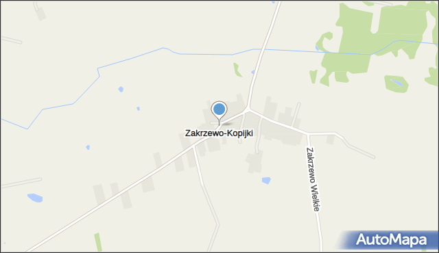 Zakrzewo-Kopijki, Zakrzewo-Kopijki, mapa Zakrzewo-Kopijki