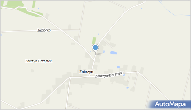 Zakrzyn, Zakrzyn, mapa Zakrzyn