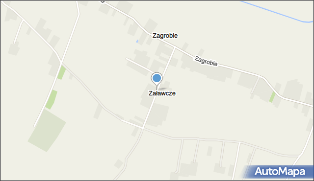 Załawcze, Załawcze, mapa Załawcze