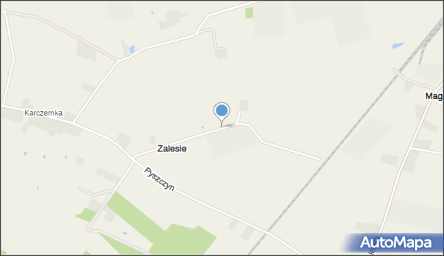 Zalesie gmina Dobrcz, Zalesie, mapa Zalesie gmina Dobrcz