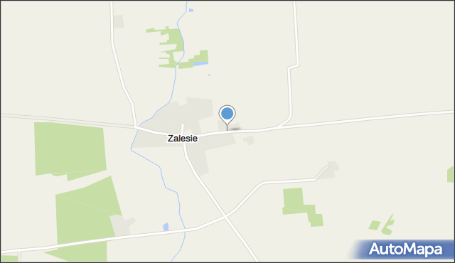 Zalesie gmina Szydłowo, Zalesie, mapa Zalesie gmina Szydłowo