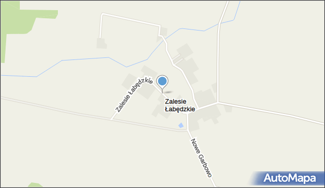 Zalesie Łabędzkie, Zalesie Łabędzkie, mapa Zalesie Łabędzkie