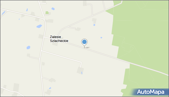 Zalesie Szlacheckie, Zalesie Szlacheckie, mapa Zalesie Szlacheckie