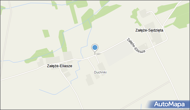 Załęże-Eliasze, Załęże-Eliasze, mapa Załęże-Eliasze